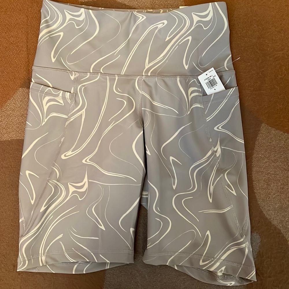 New! PowerSoft Go-Dry High Rise Bike Shorts, S